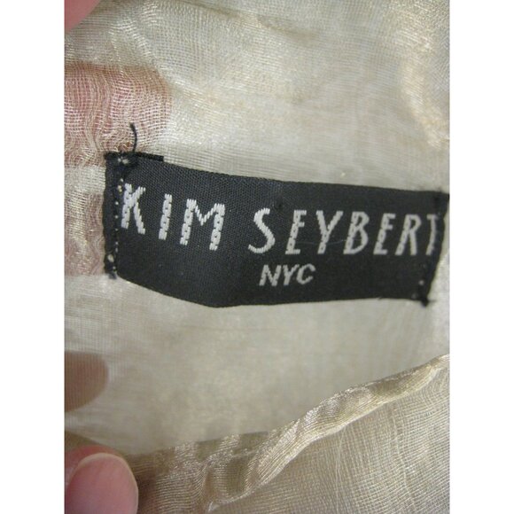 Kim Seybert Luxury Metallic Beaded Coasters Set Of 4 Nyc Designer India - Picture 2 of 7